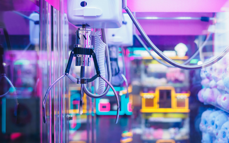 Spielcenter in Japan mi Greifautomat